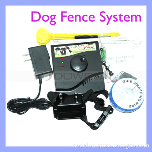 Waterproof Outdoor Electronic Fence Dog Shock System with One Receiver Collar
